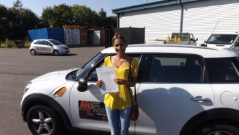 Thank you Mark for getting me through my driving test and helping my pass first time I am more confident driver thanks to your help and I would definitely recommend you to anyone thinking about learning Thank you again for all your help Amy